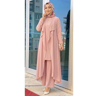 3015 ÜÇLÜ TAKIM K40 PEMBE - 1