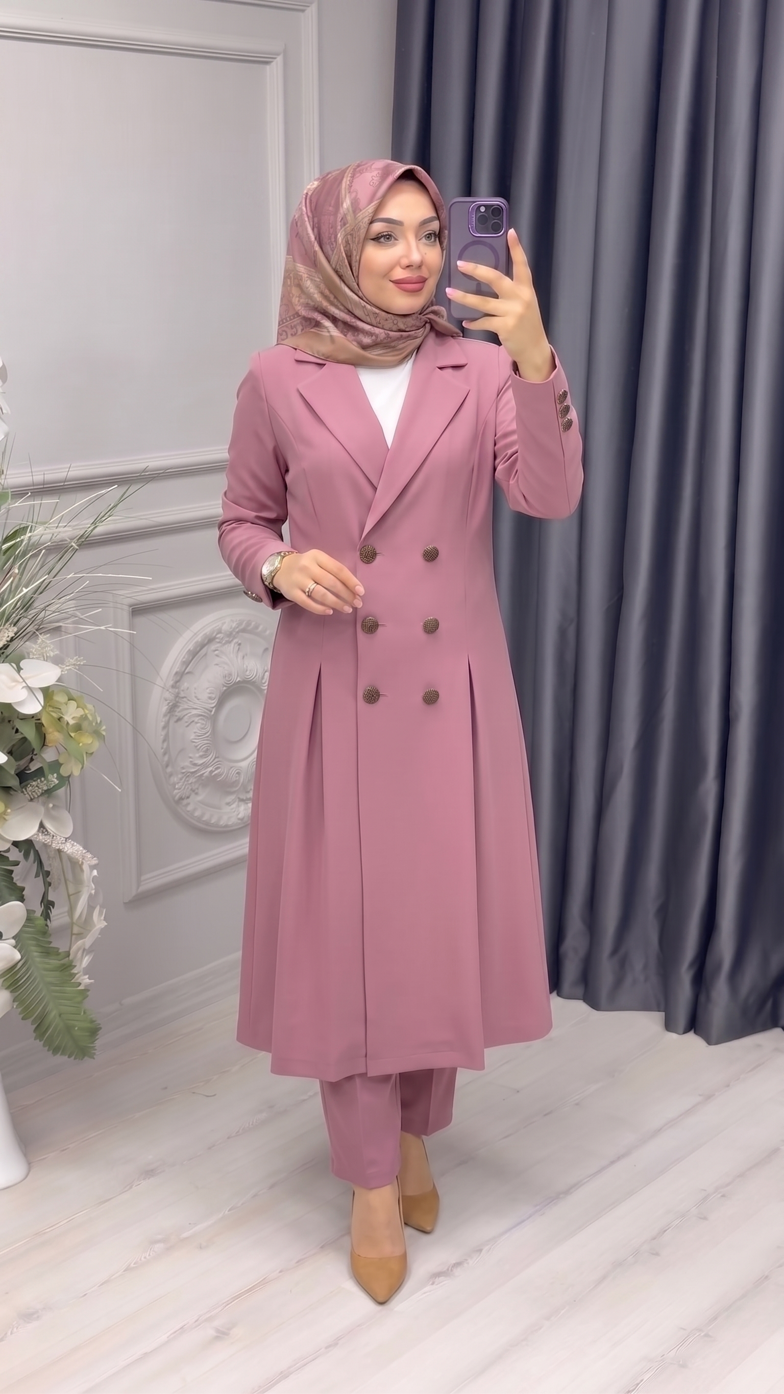 3020 ÜÇLÜ TAKIM K230 PUDRA - 1