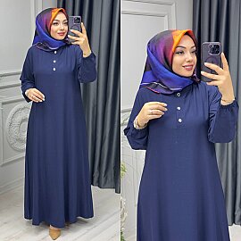 6410 RÜYA ELBİSE K140 LACİVERT