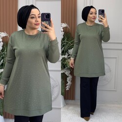 8920 PIRILTI TUNİK K70 HAKİ